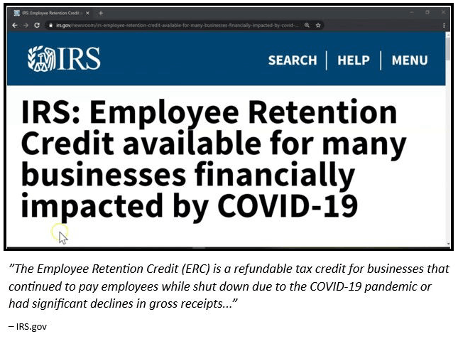 IRS ERC Announcement